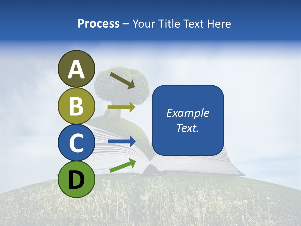 Background Green Studying PowerPoint Template