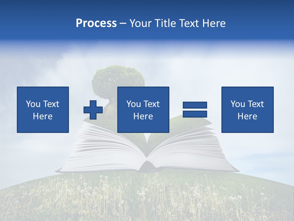 Background Green Studying PowerPoint Template