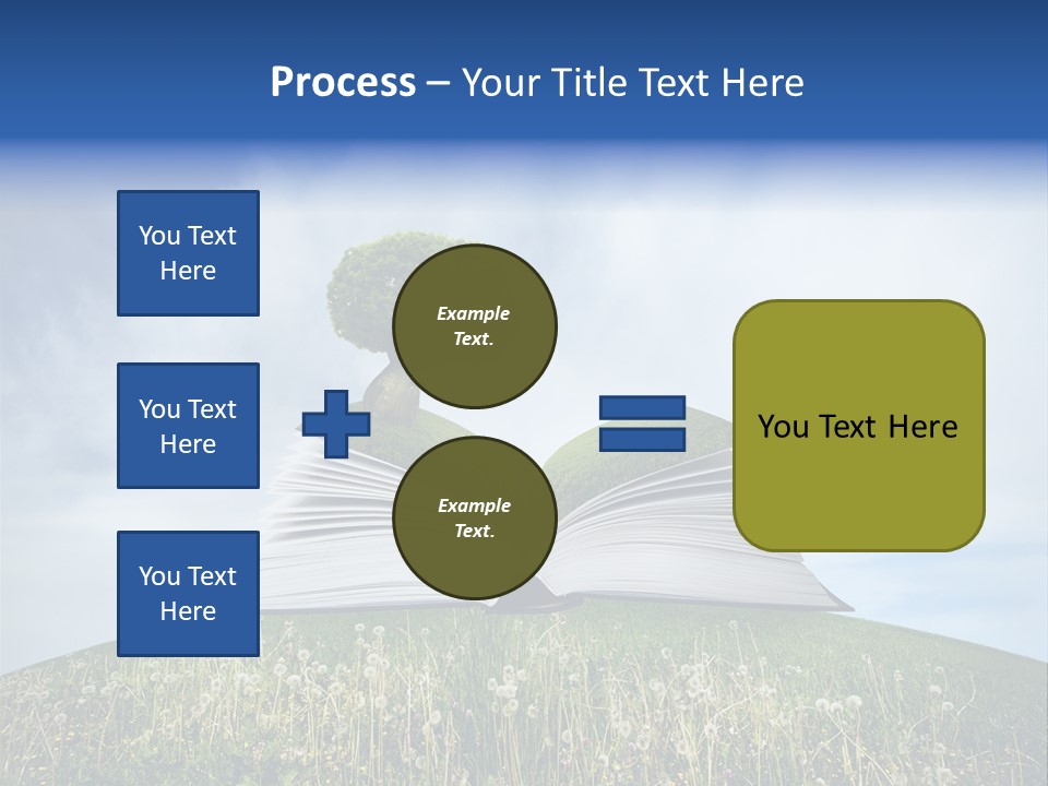 Background Green Studying PowerPoint Template