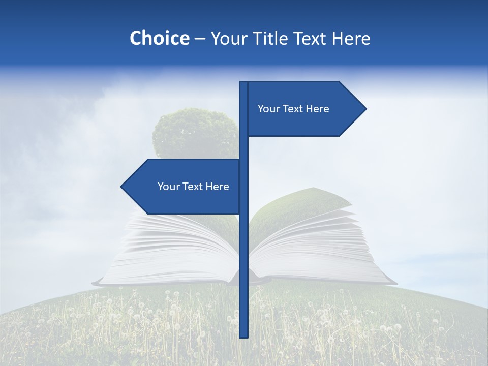 Background Green Studying PowerPoint Template