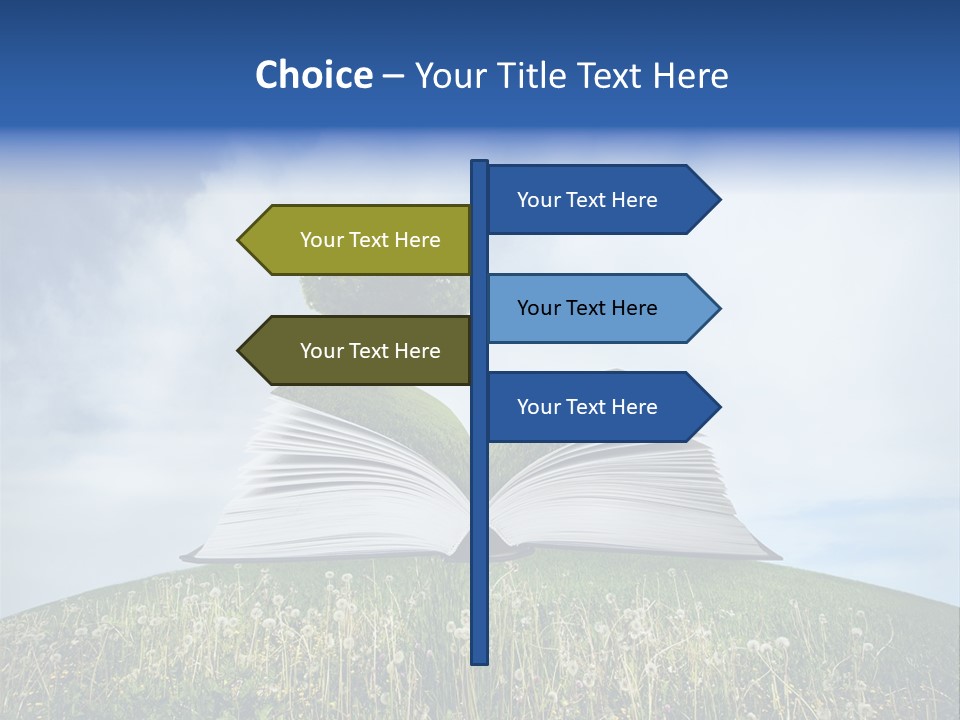 Background Green Studying PowerPoint Template