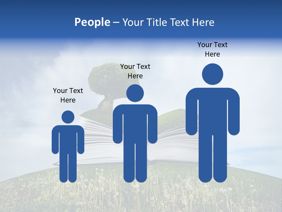 Background Green Studying PowerPoint Template