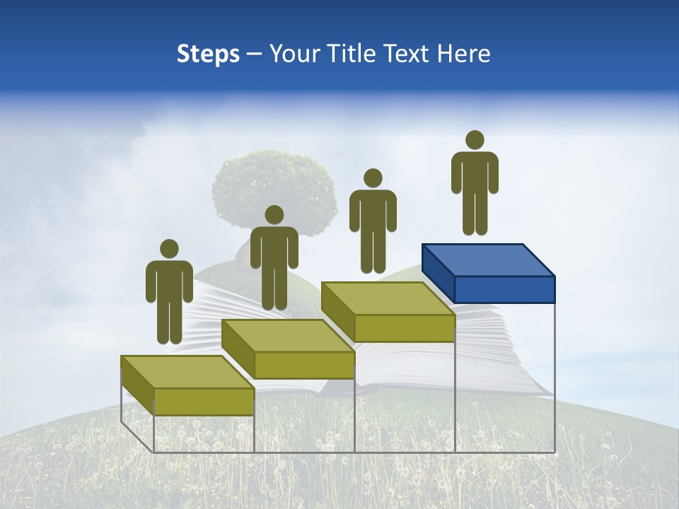 Background Green Studying PowerPoint Template