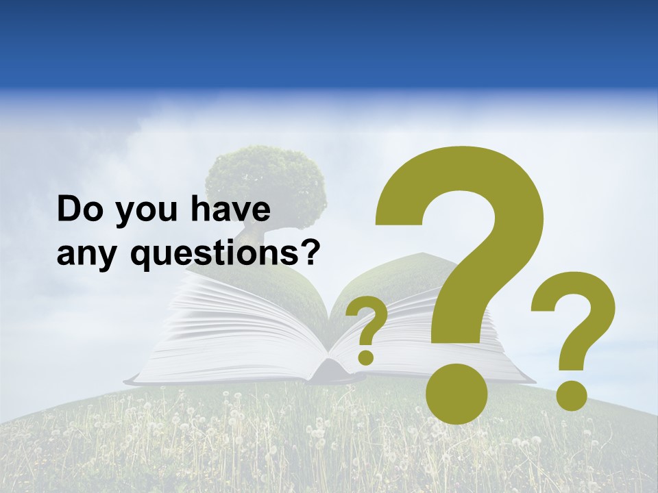 Background Green Studying PowerPoint Template