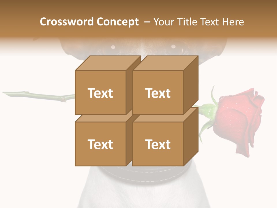 Animal Dog Heart PowerPoint Template