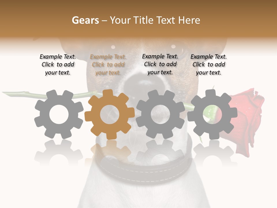 Animal Dog Heart PowerPoint Template