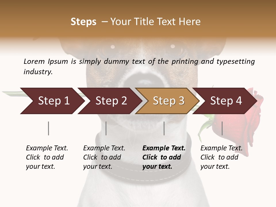 Animal Dog Heart PowerPoint Template