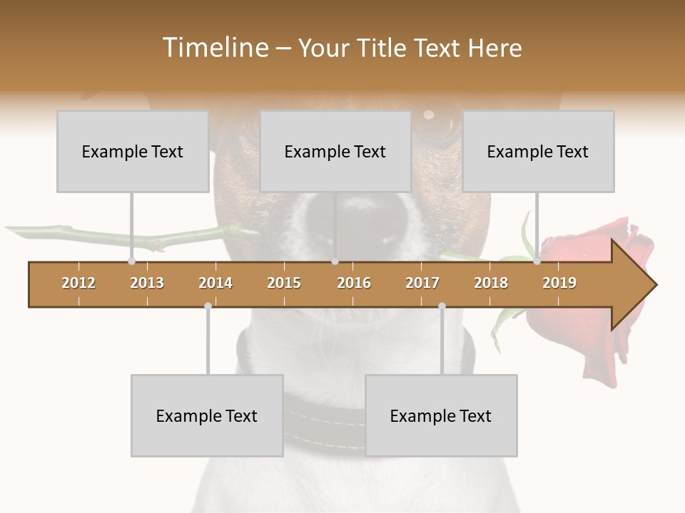 Animal Dog Heart PowerPoint Template