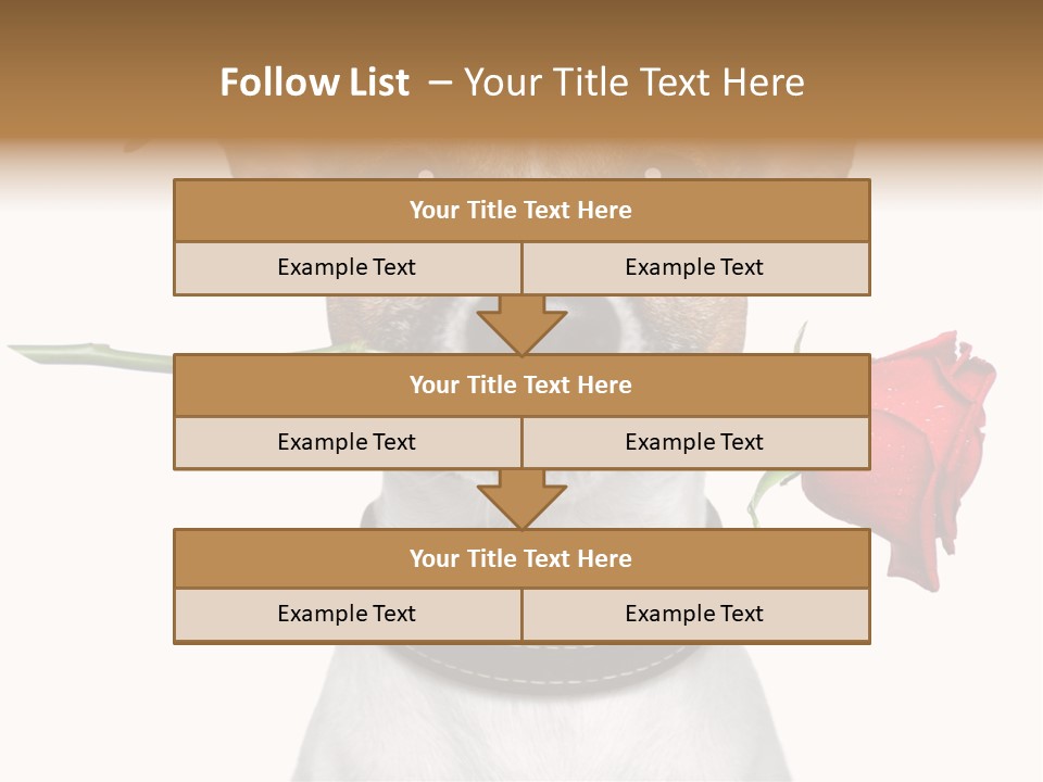 Animal Dog Heart PowerPoint Template