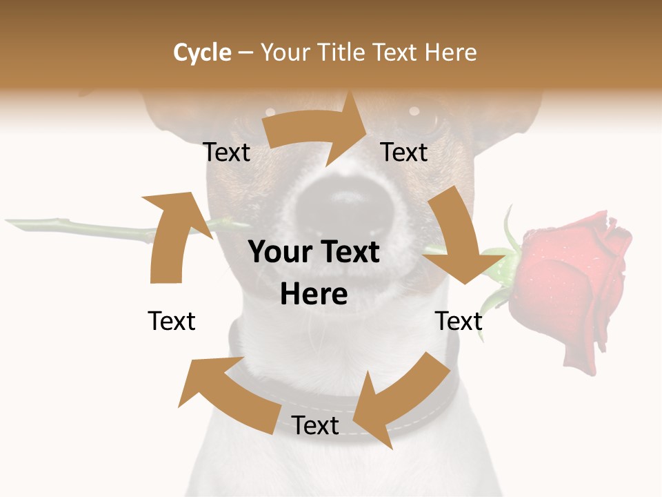 Animal Dog Heart PowerPoint Template