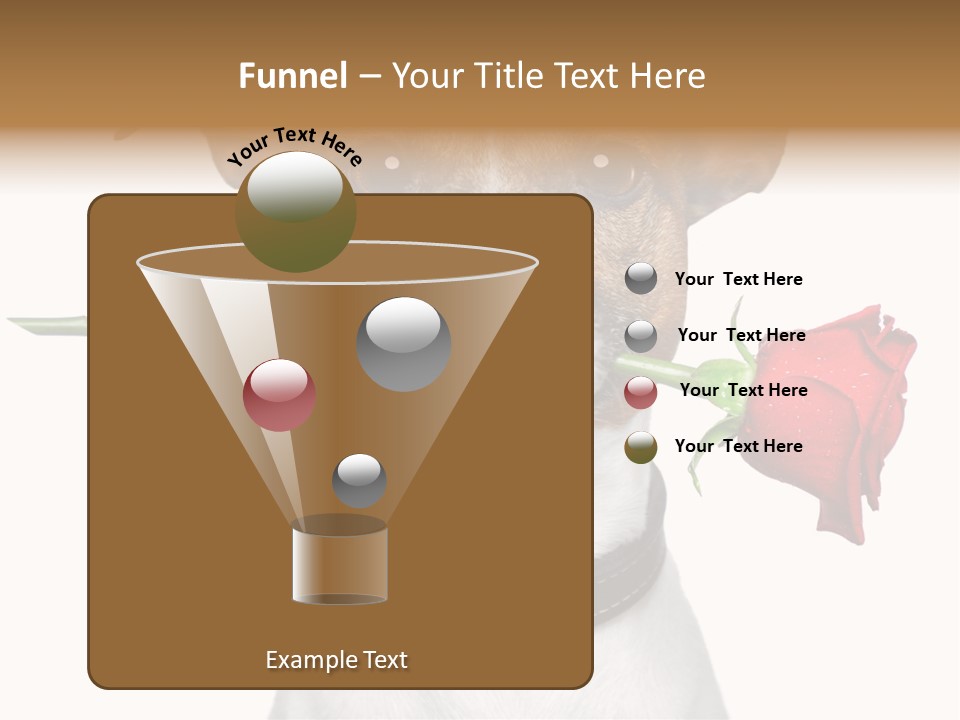 Animal Dog Heart PowerPoint Template