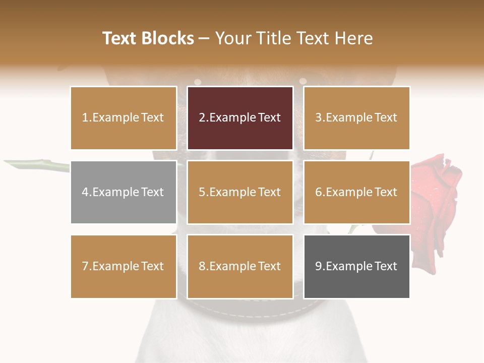 Animal Dog Heart PowerPoint Template