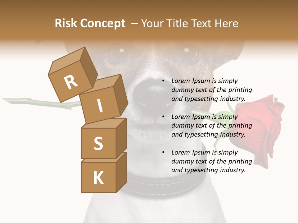 Animal Dog Heart PowerPoint Template