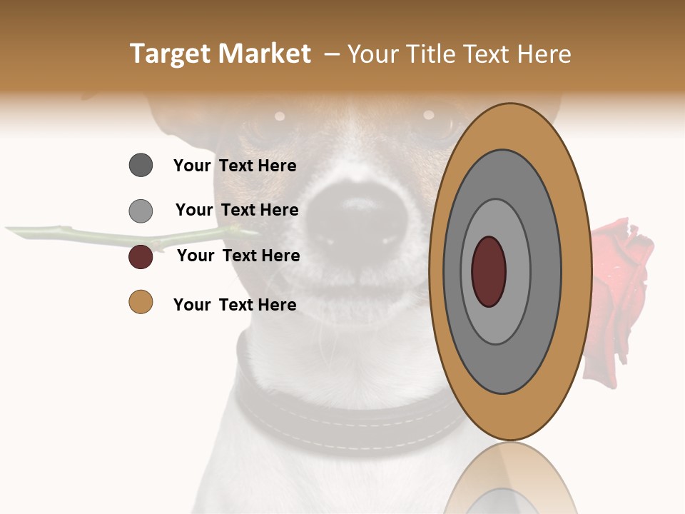 Animal Dog Heart PowerPoint Template