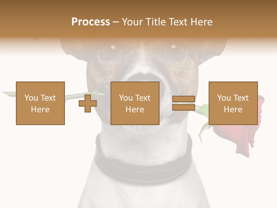 Animal Dog Heart PowerPoint Template