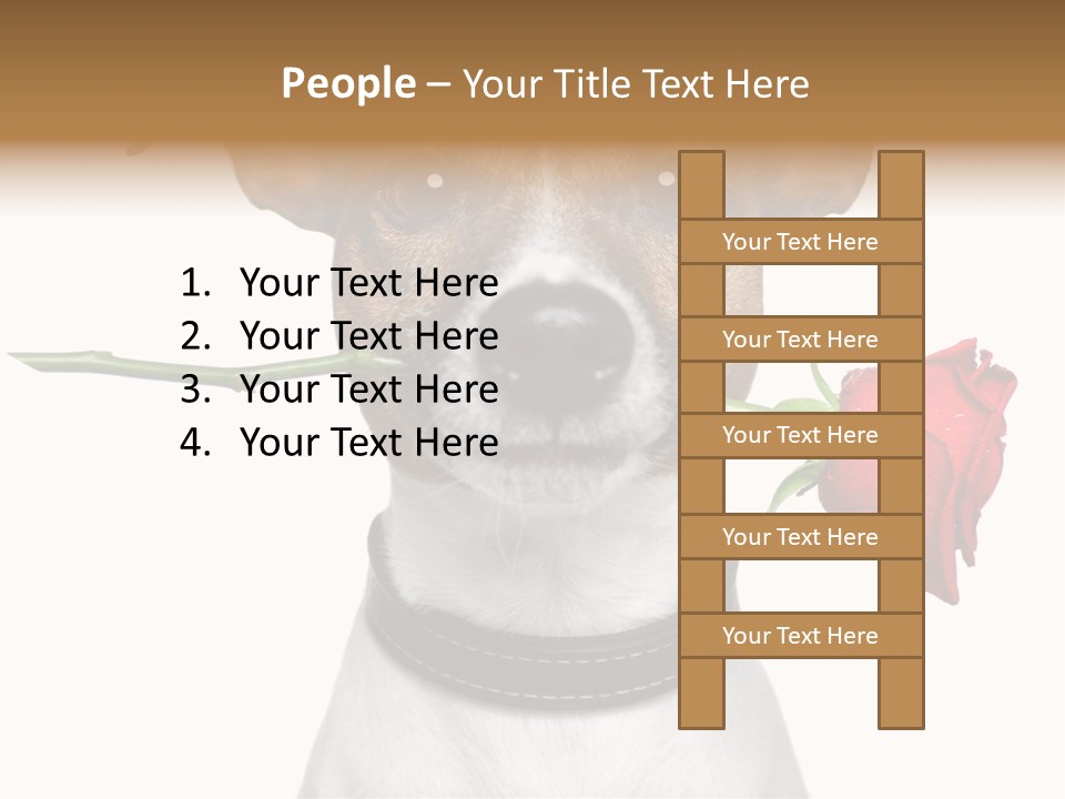 Animal Dog Heart PowerPoint Template