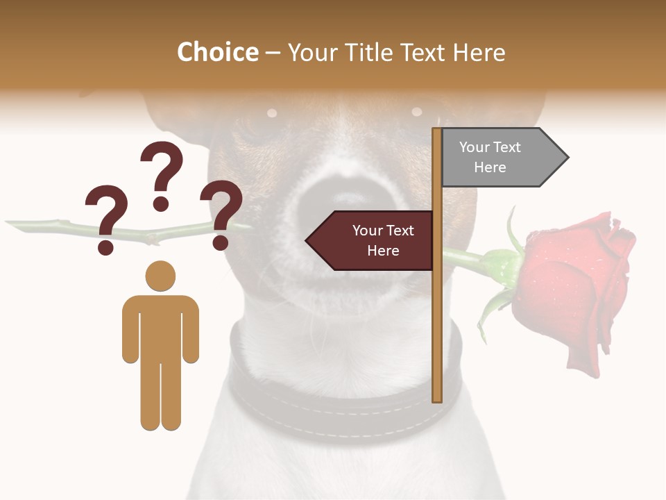 Animal Dog Heart PowerPoint Template