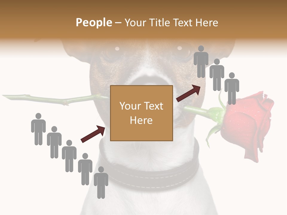 Animal Dog Heart PowerPoint Template