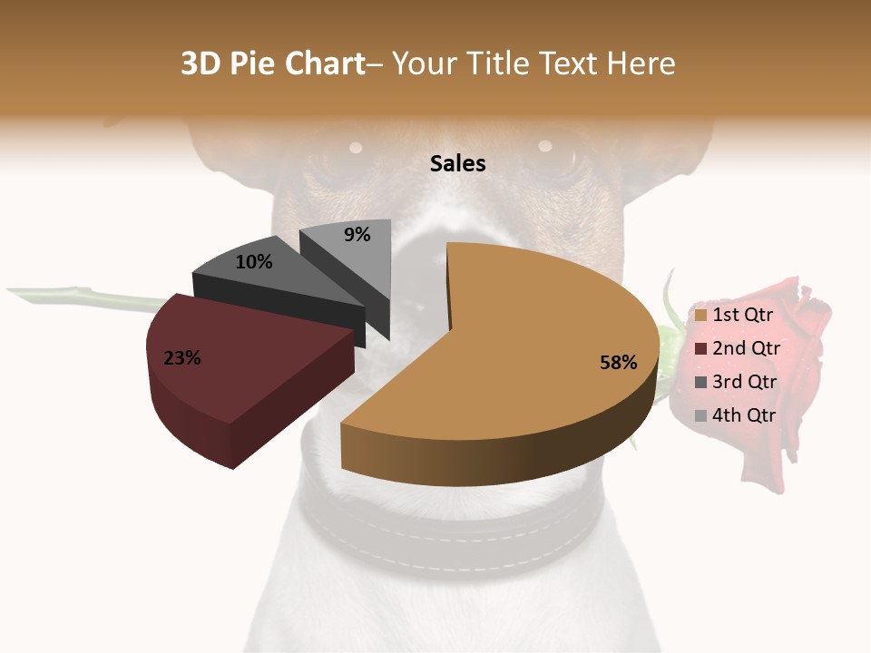 Animal Dog Heart PowerPoint Template
