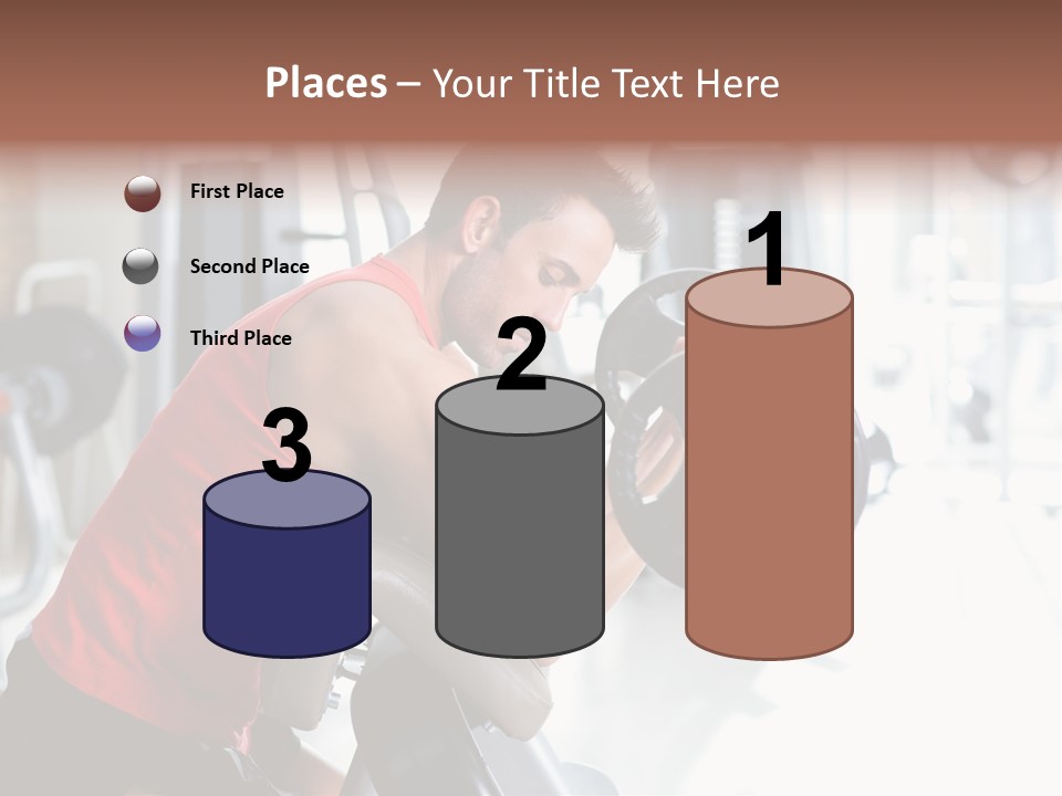 Adult Lifting Trainer PowerPoint Template