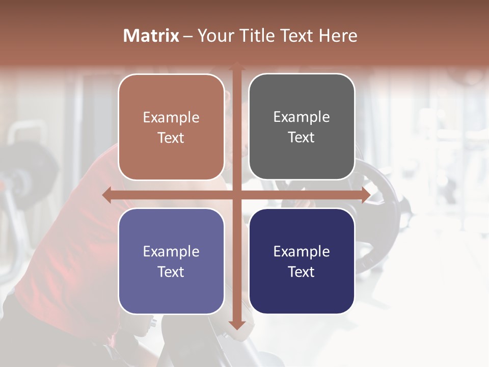 Adult Lifting Trainer PowerPoint Template