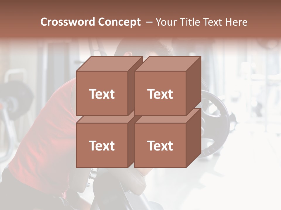 Adult Lifting Trainer PowerPoint Template