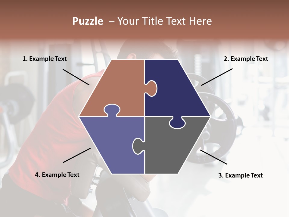 Adult Lifting Trainer PowerPoint Template