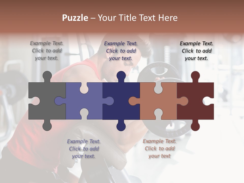 Adult Lifting Trainer PowerPoint Template