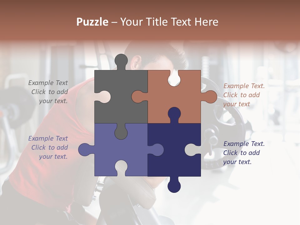 Adult Lifting Trainer PowerPoint Template