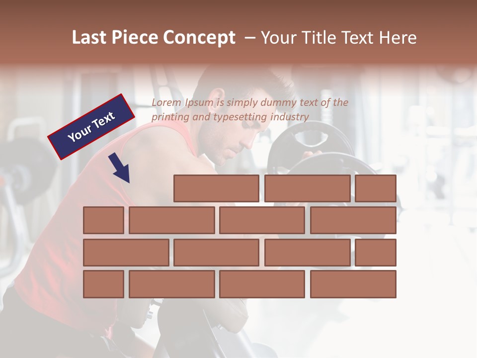 Adult Lifting Trainer PowerPoint Template