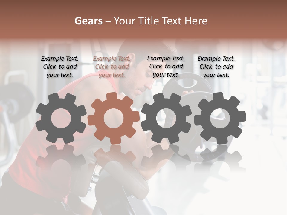 Adult Lifting Trainer PowerPoint Template