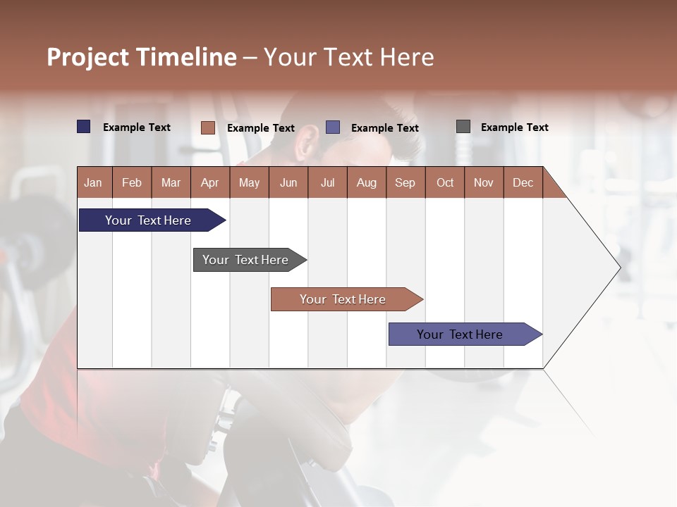 Adult Lifting Trainer PowerPoint Template