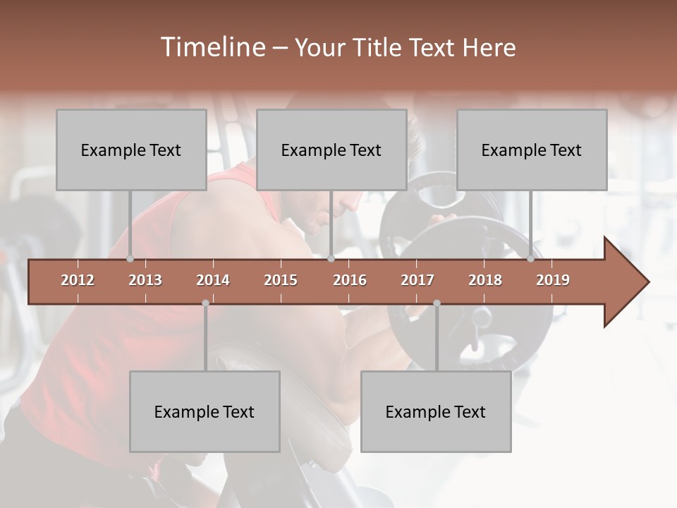 Adult Lifting Trainer PowerPoint Template