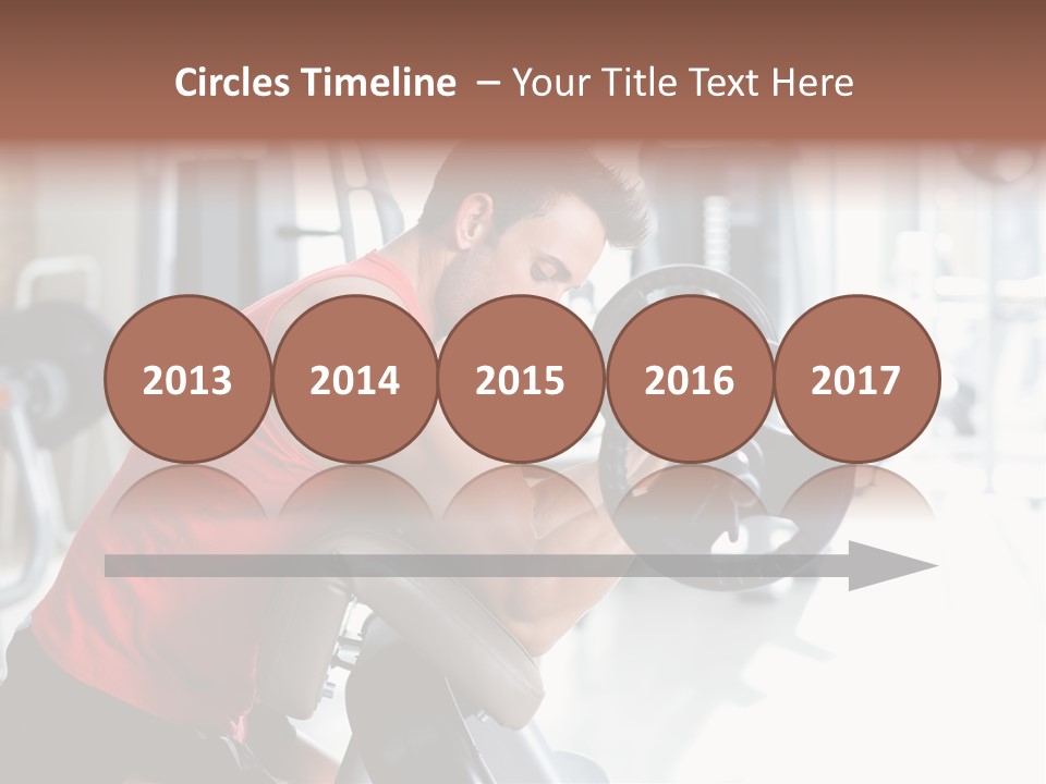 Adult Lifting Trainer PowerPoint Template