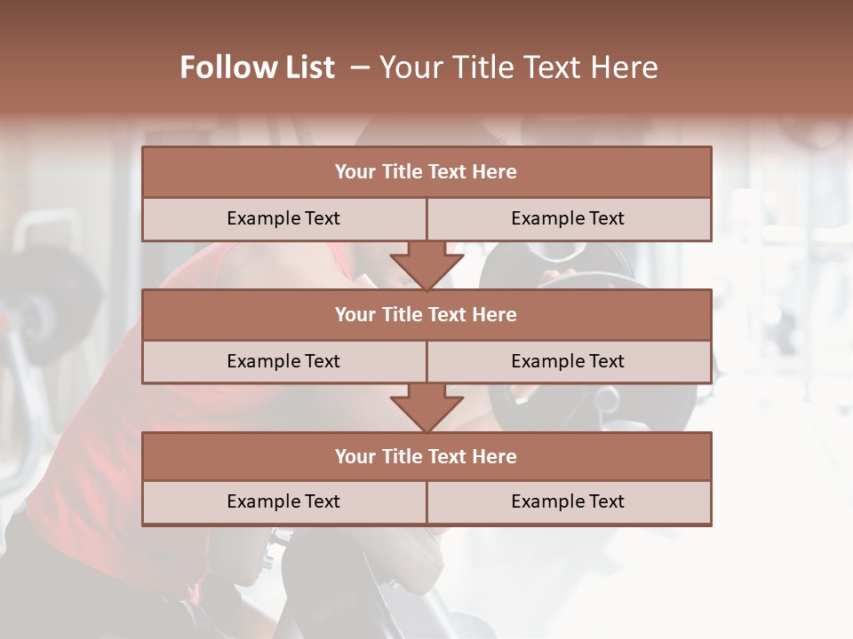 Adult Lifting Trainer PowerPoint Template
