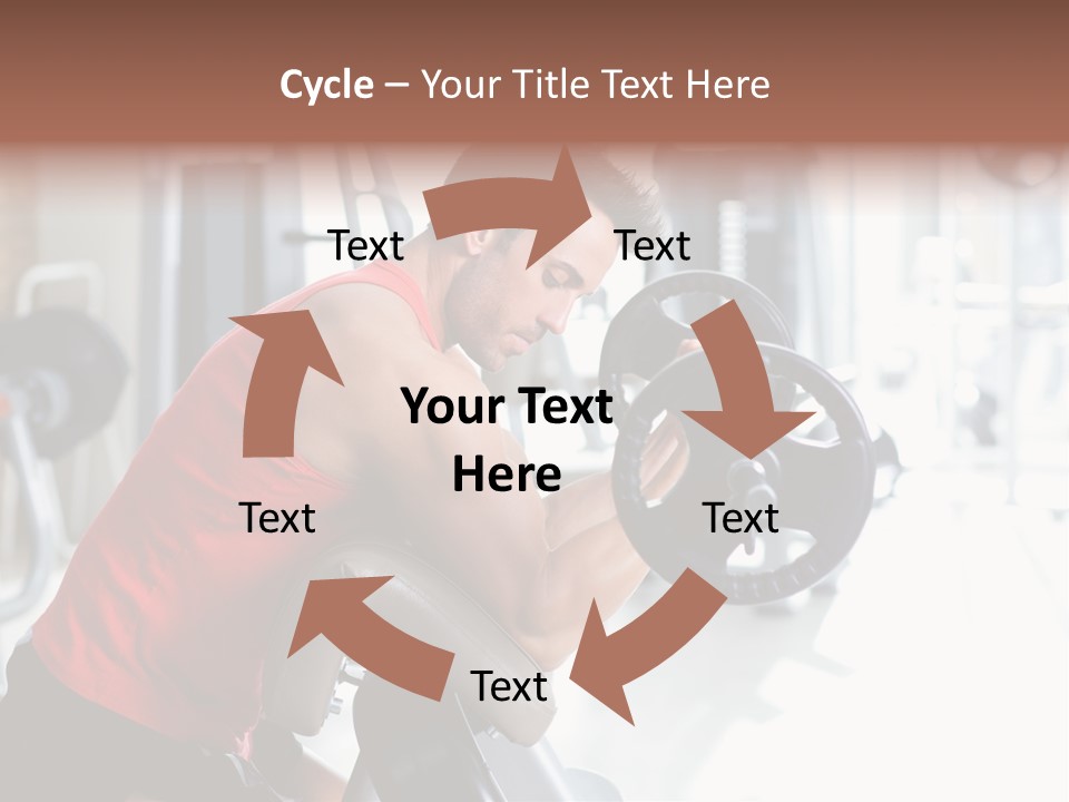 Adult Lifting Trainer PowerPoint Template