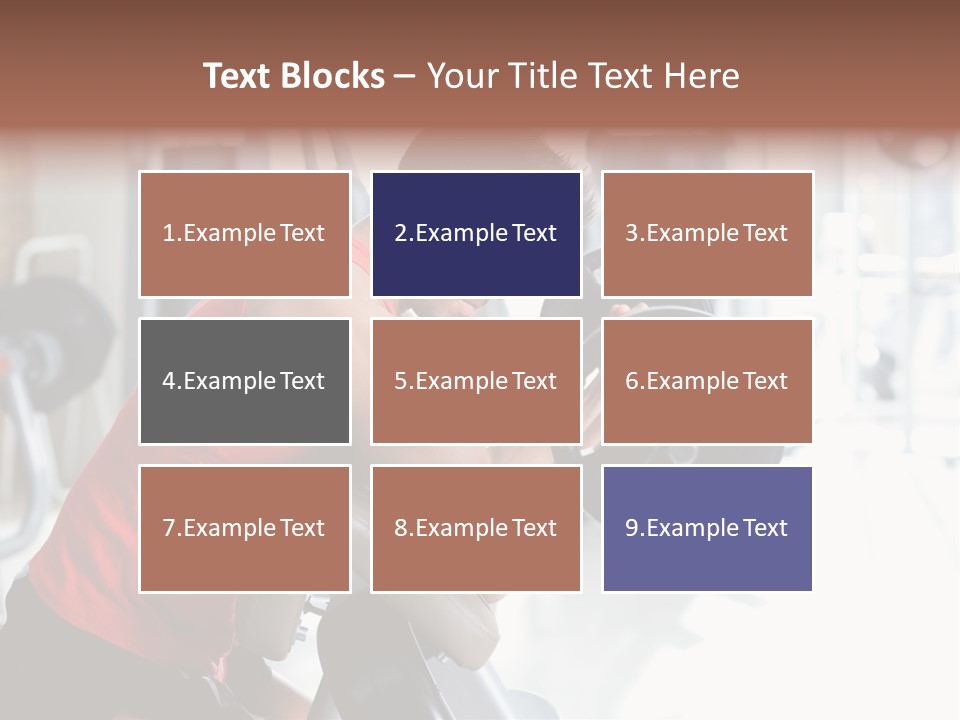 Adult Lifting Trainer PowerPoint Template