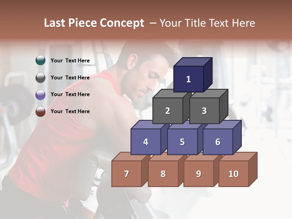 Adult Lifting Trainer PowerPoint Template