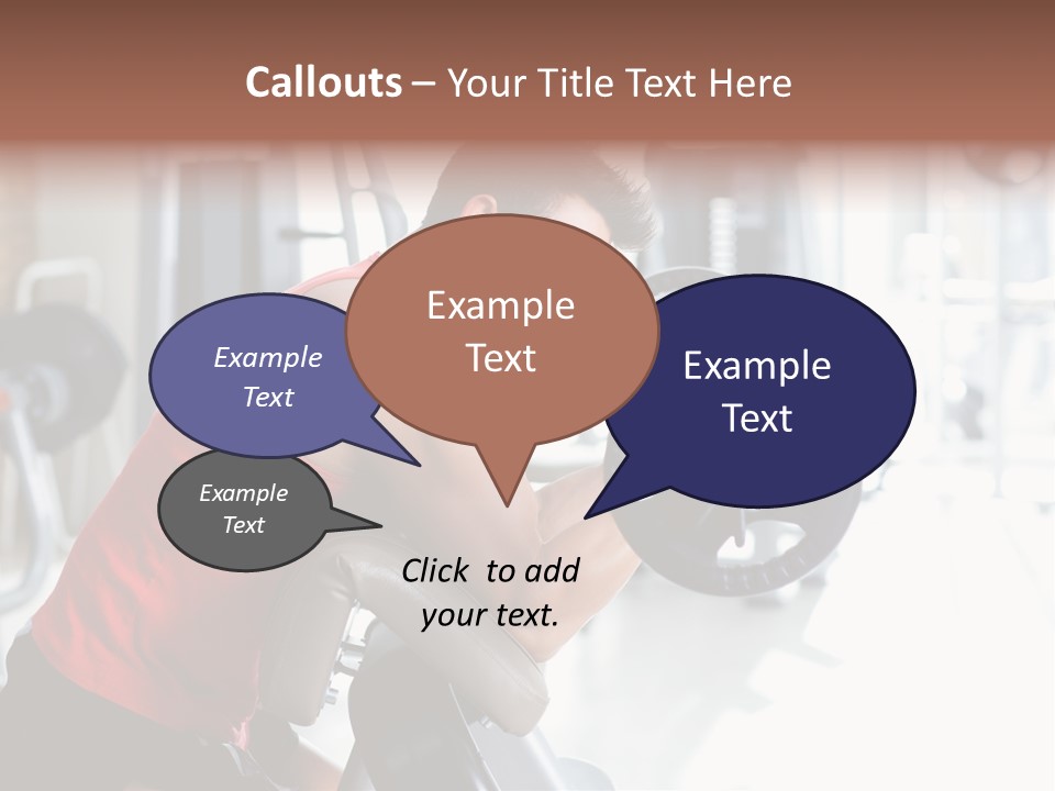 Adult Lifting Trainer PowerPoint Template