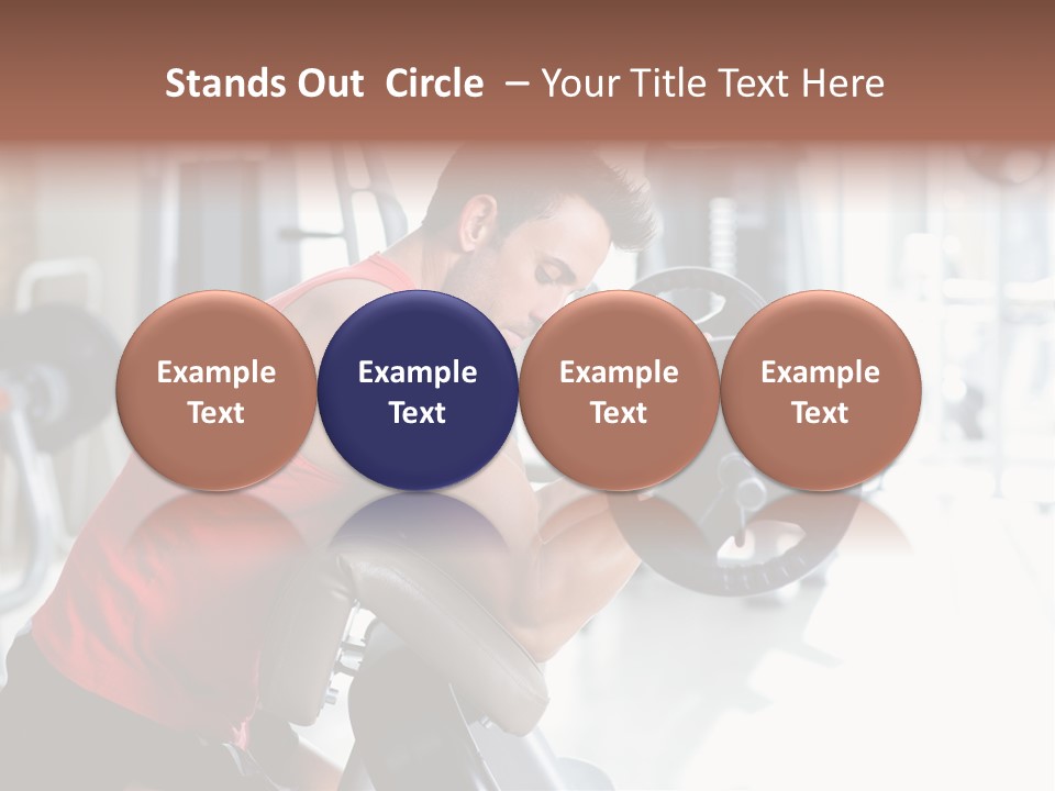 Adult Lifting Trainer PowerPoint Template