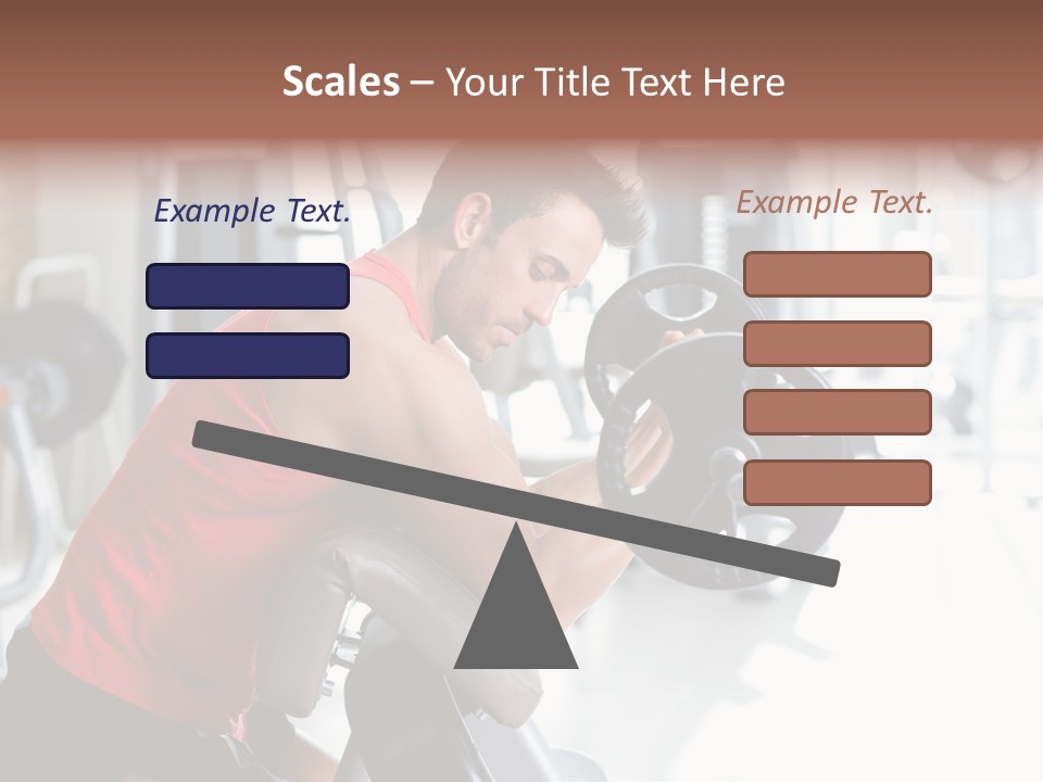 Adult Lifting Trainer PowerPoint Template