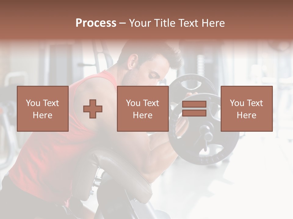 Adult Lifting Trainer PowerPoint Template