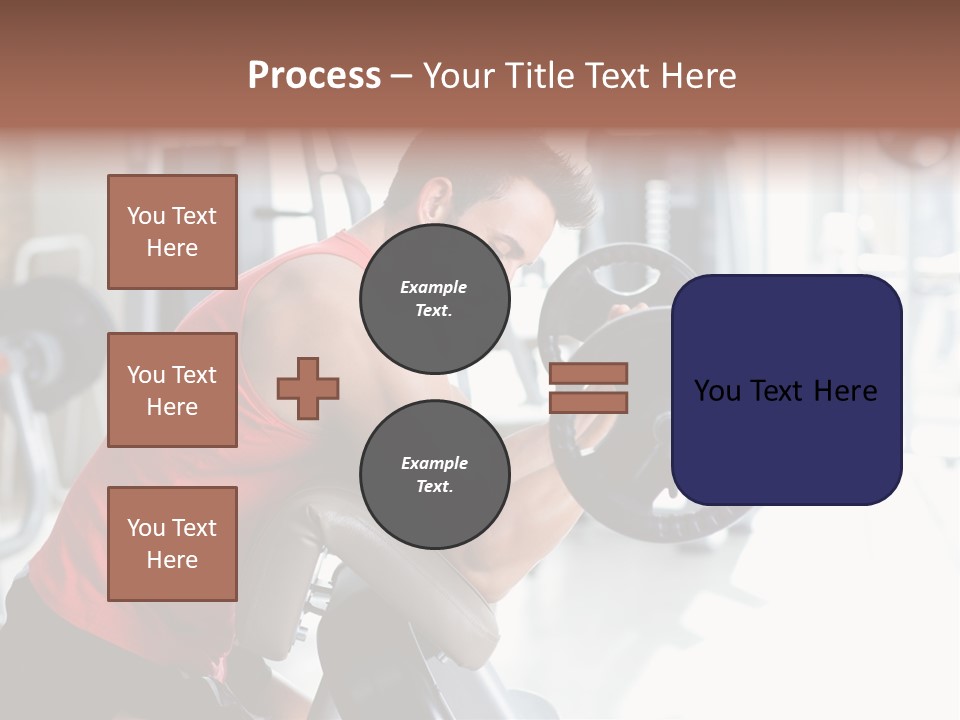 Adult Lifting Trainer PowerPoint Template