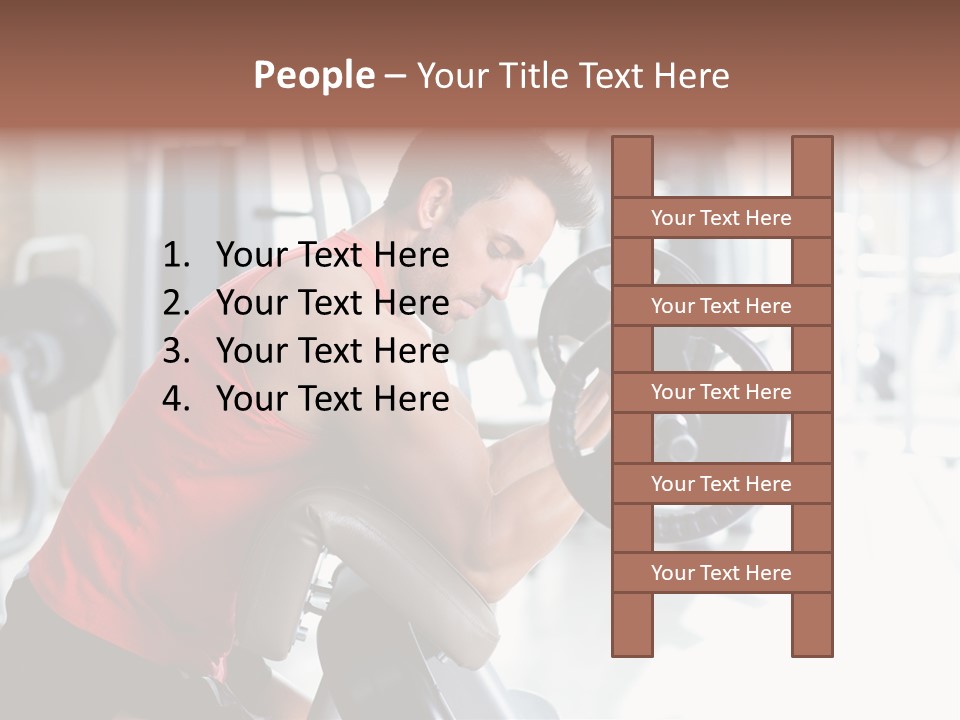 Adult Lifting Trainer PowerPoint Template