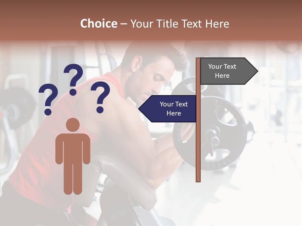 Adult Lifting Trainer PowerPoint Template