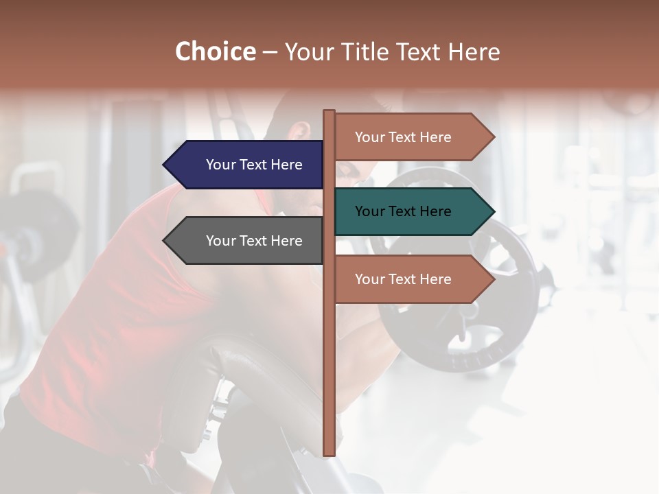 Adult Lifting Trainer PowerPoint Template