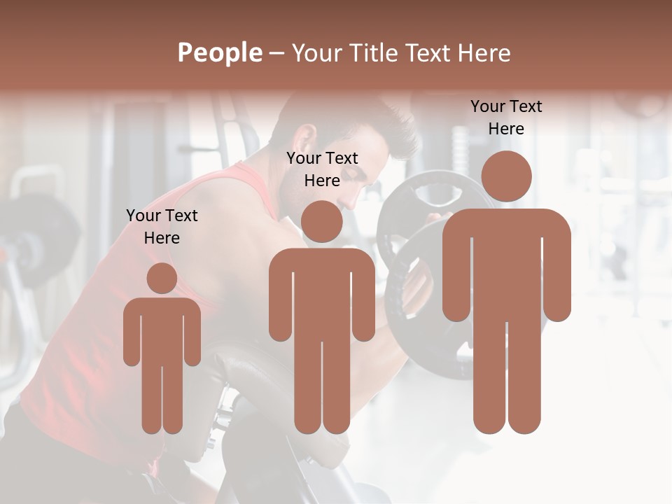 Adult Lifting Trainer PowerPoint Template