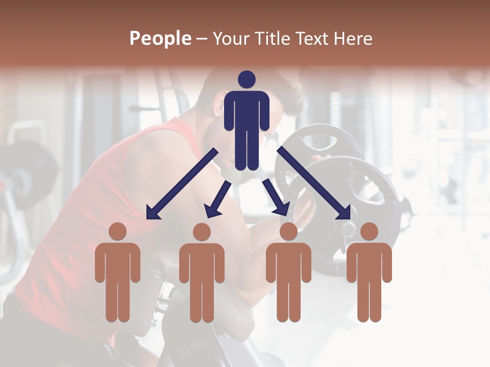 Adult Lifting Trainer PowerPoint Template