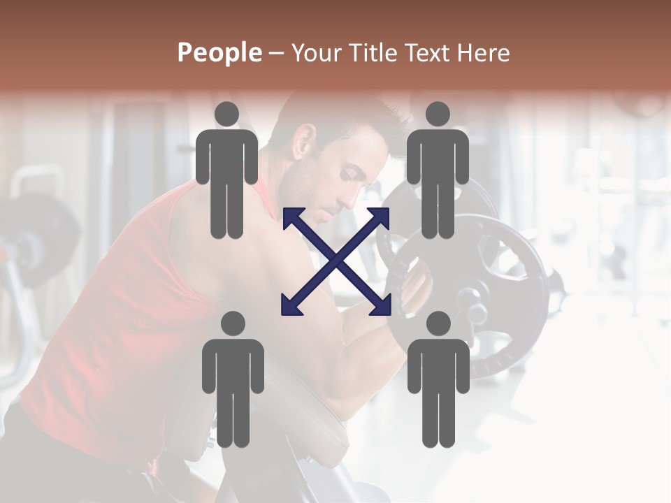 Adult Lifting Trainer PowerPoint Template