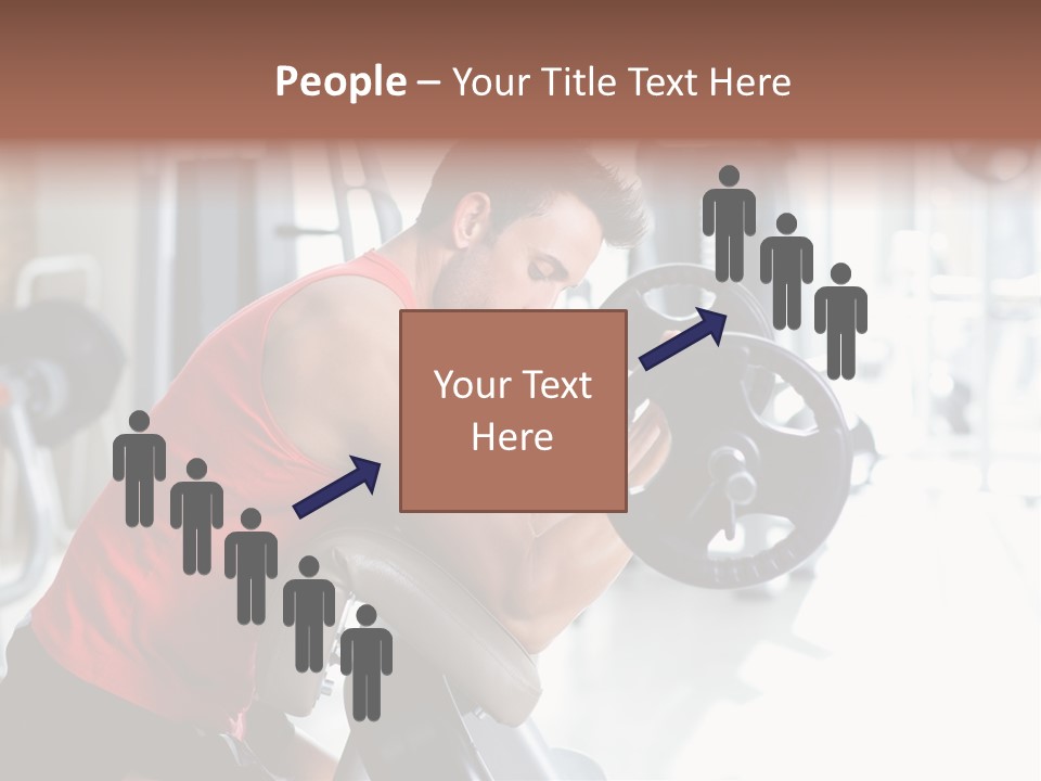 Adult Lifting Trainer PowerPoint Template